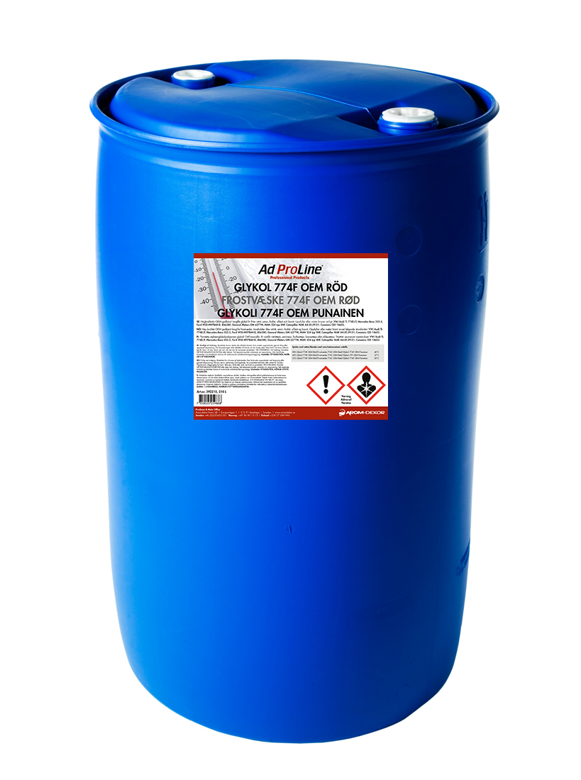 Product Image for AdProLine Glykol 774F OEM Röd 210L Fat